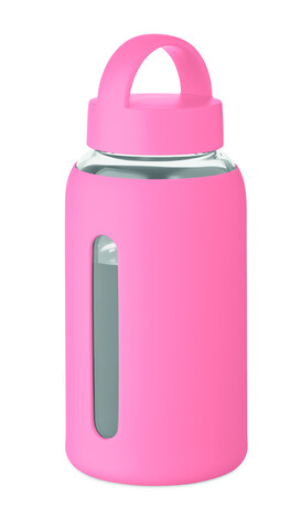 Flasche Borosilikatglas 600ml - Babyrosa bedrucken, Art.-Nr. MO2912-11