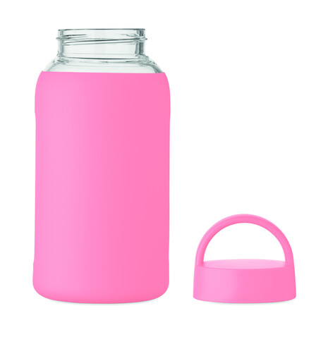 Flasche Borosilikatglas 600ml - Babyrosa bedrucken, Art.-Nr. MO2912-11