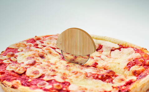 Pizzaschneider Bambus - Holz bedrucken, Art.-Nr. MO2913-40 Pizzaschneider Bambus - Holz bedrucken, Art.-Nr. MO2913-40
