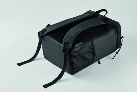 Kühlrucksack 600D RPET - Schwarz bedrucken, Art.-Nr. MO2971-03 Kühlrucksack 600D RPET - Schwarz bedrucken, Art.-Nr. MO2971-03