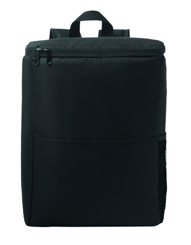 Kühlrucksack 600D RPET - Schwarz bedrucken, Art.-Nr. MO2972-03 Kühlrucksack 600D RPET - Schwarz bedrucken, Art.-Nr. MO2972-03