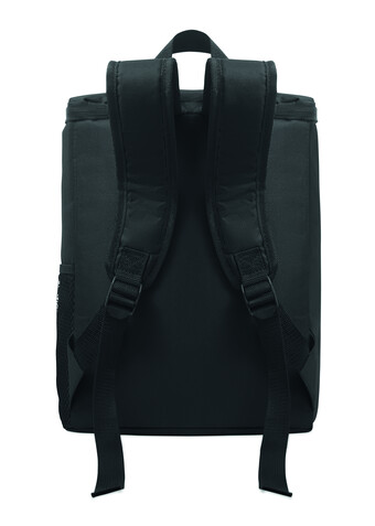Kühlrucksack 600D RPET - Schwarz bedrucken, Art.-Nr. MO2972-03 Kühlrucksack 600D RPET - Schwarz bedrucken, Art.-Nr. MO2972-03