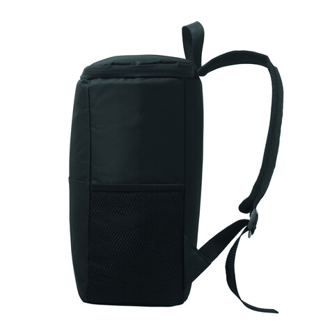 Kühlrucksack 600D RPET - Schwarz bedrucken, Art.-Nr. MO2972-03 Kühlrucksack 600D RPET - Schwarz bedrucken, Art.-Nr. MO2972-03