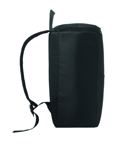 Kühlrucksack 600D RPET - Schwarz bedrucken, Art.-Nr. MO2972-03 Kühlrucksack 600D RPET - Schwarz bedrucken, Art.-Nr. MO2972-03