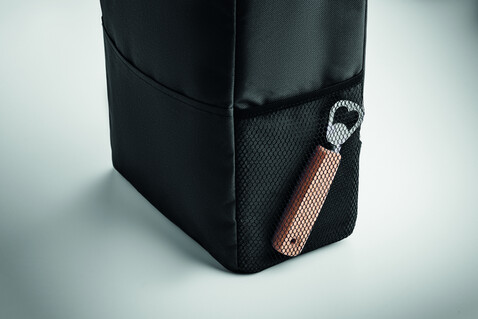 Kühlrucksack 600D RPET - Schwarz bedrucken, Art.-Nr. MO2972-03 Kühlrucksack 600D RPET - Schwarz bedrucken, Art.-Nr. MO2972-03