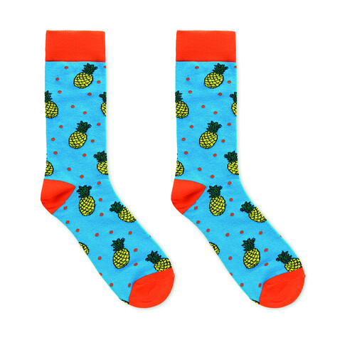 Socken 38-42 - Türkis bedrucken, Art.-Nr. MO3100-12