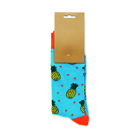 Socken 38-42 - Türkis bedrucken, Art.-Nr. MO3100-12