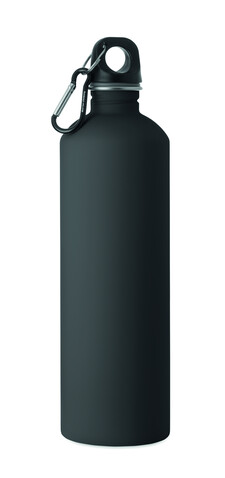 Einwandige Trinkflasche 750 ml - Schwarz bedrucken, Art.-Nr. MO3169-03