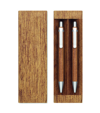 Schreibgeräte-Set Akazienholz - Holz bedrucken, Art.-Nr. MO3173-40 Schreibgeräte-Set Akazienholz - Holz bedrucken, Art.-Nr. MO3173-40
