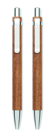 Schreibgeräte-Set Akazienholz - Holz bedrucken, Art.-Nr. MO3173-40 Schreibgeräte-Set Akazienholz - Holz bedrucken, Art.-Nr. MO3173-40