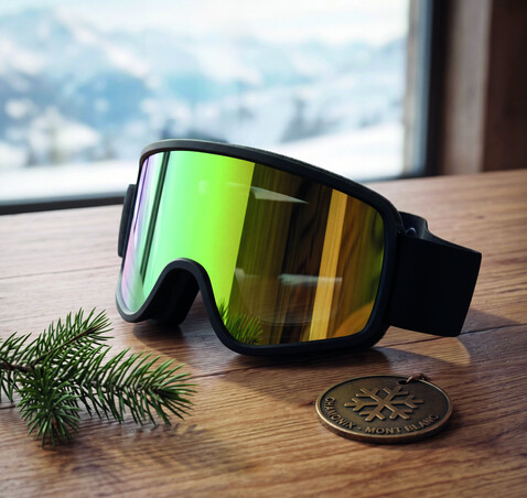 Skibrille UV400 - Orange bedrucken, Art.-Nr. MO3194-10