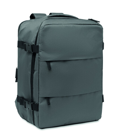 Rucksack in Kabinengröße - Steingrau bedrucken, Art.-Nr. MO3195-15