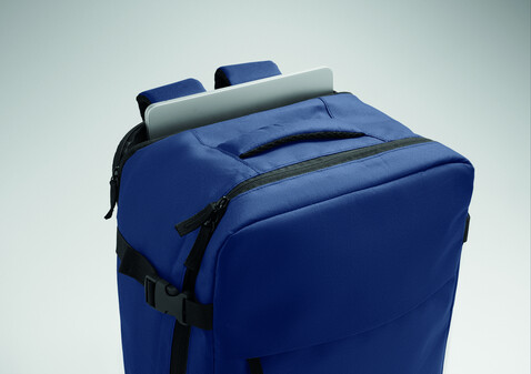 Rucksack in Kabinengröße - Blau bedrucken, Art.-Nr. MO3195-04 Rucksack in Kabinengröße - Blau bedrucken, Art.-Nr. MO3195-04