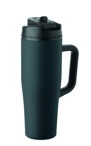 Doppelwandiger Becher 900ml - Marineblau bedrucken, Art.-Nr. MO3213-85