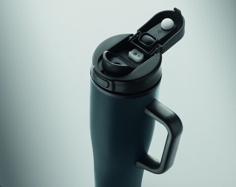 Doppelwandiger Becher 900ml - Marineblau bedrucken, Art.-Nr. MO3213-85