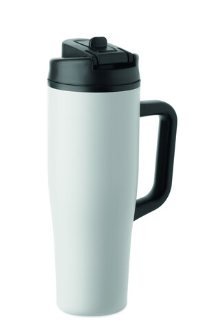 Doppelwandiger Becher 900ml - Weiß bedrucken, Art.-Nr. MO3213-06 Doppelwandiger Becher 900ml - Weiß bedrucken, Art.-Nr. MO3213-06