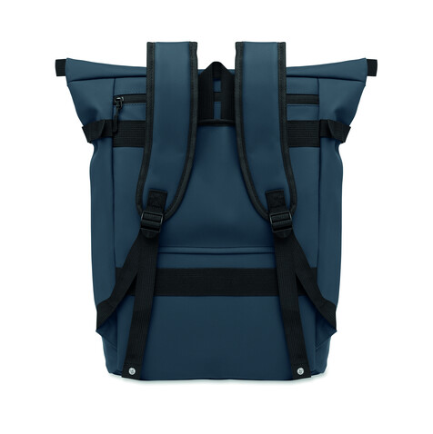Fahrrad-Laptop-Rucksack PU 20L - Blau bedrucken, Art.-Nr. MO3217-04