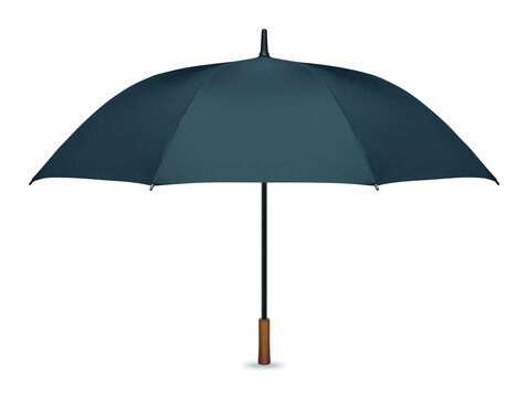 27" Regenschirm Holzgriff - Blau bedrucken, Art.-Nr. MO3220-04