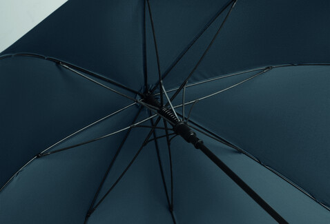 27" Regenschirm Holzgriff - Blau bedrucken, Art.-Nr. MO3220-04