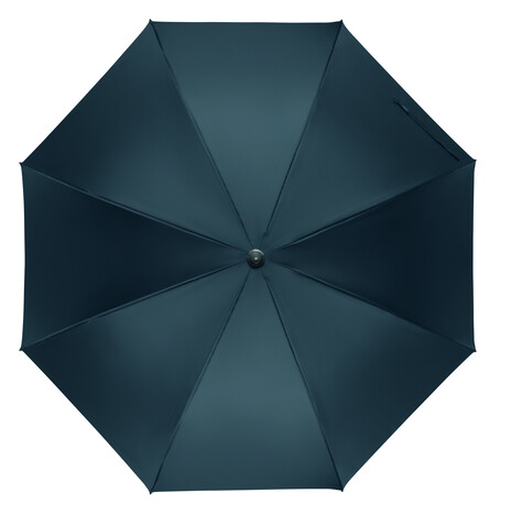 27" Regenschirm Holzgriff - Blau bedrucken, Art.-Nr. MO3220-04