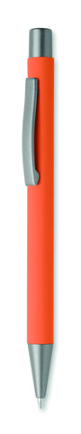 Druckkugelschreiber recy. Alu - Orange bedrucken, Art.-Nr. MO3222-10 Druckkugelschreiber recy. Alu - Orange bedrucken, Art.-Nr. MO3222-10