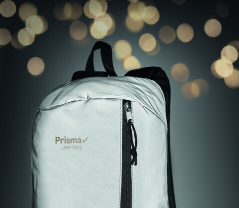 Reflektierender Rucksack 600D - Mattsilber bedrucken, Art.-Nr. MO6131-16 Reflektierender Rucksack 600D - Mattsilber bedrucken, Art.-Nr. MO6131-16