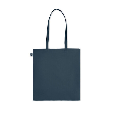 Organic-Cotton Einkaufstasche - Marineblau bedrucken, Art.-Nr. MO6189-85