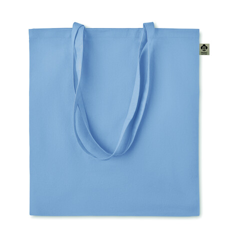 Organic-Cotton Einkaufstasche - Babyblau bedrucken, Art.-Nr. MO6189-66 Organic-Cotton Einkaufstasche - Babyblau bedrucken, Art.-Nr. MO6189-66