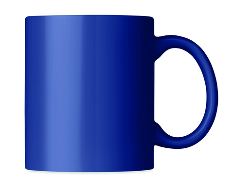 Keramik Kaffeebecher 300ml - Blau bedrucken, Art.-Nr. MO6208-04