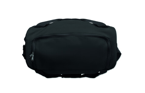 Sporttasche 600D RPET - Schwarz bedrucken, Art.-Nr. MO6209-03 Sporttasche 600D RPET - Schwarz bedrucken, Art.-Nr. MO6209-03