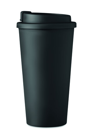 Doppelwandiger Becher 450ml - Schwarz bedrucken, Art.-Nr. MO6244-03 Doppelwandiger Becher 450ml - Schwarz bedrucken, Art.-Nr. MO6244-03