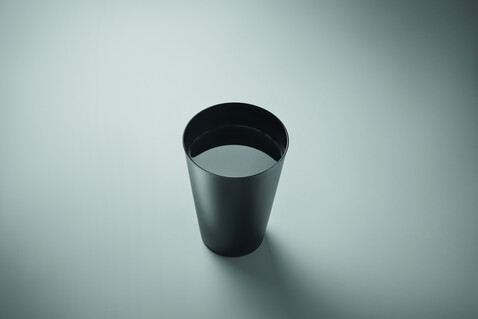 Wiederverwendbarer Becher 300ml - Schwarz bedrucken, Art.-Nr. MO6375-03 Wiederverwendbarer Becher 300ml - Schwarz bedrucken, Art.-Nr. MO6375-03