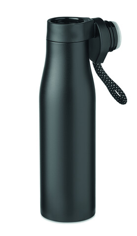 Isolierflasche 600 ml - Schwarz bedrucken, Art.-Nr. MO6376-03 Isolierflasche 600 ml - Schwarz bedrucken, Art.-Nr. MO6376-03