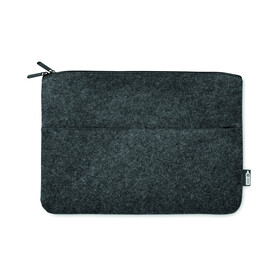 Laptoptasche RPET-Filz - Steingrau bedrucken, Art.-Nr. MO6419-15