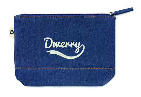 Denim Kosmetiktasche - Blau bedrucken, Art.-Nr. MO6421-04 Denim Kosmetiktasche - Blau bedrucken, Art.-Nr. MO6421-04