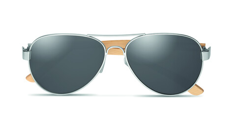 Sonnenbrille Bambus - Schwarz bedrucken, Art.-Nr. MO6450-03 Sonnenbrille Bambus - Schwarz bedrucken, Art.-Nr. MO6450-03