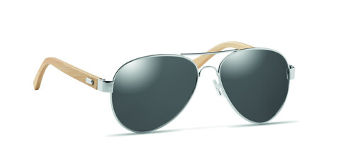 Sonnenbrille Bambus - Schwarz bedrucken, Art.-Nr. MO6450-03 Sonnenbrille Bambus - Schwarz bedrucken, Art.-Nr. MO6450-03