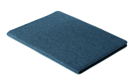 DINA A4 Mappe 300D-RPET - Blau bedrucken, Art.-Nr. MO6487-04 DINA A4 Mappe 300D-RPET - Blau bedrucken, Art.-Nr. MO6487-04
