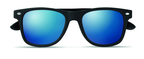 Sonnenbrille mit Bambus - Blau bedrucken, Art.-Nr. MO6492-04 Sonnenbrille mit Bambus - Blau bedrucken, Art.-Nr. MO6492-04
