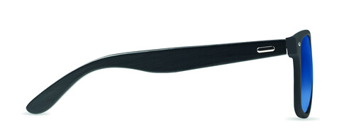 Sonnenbrille mit Bambus - Blau bedrucken, Art.-Nr. MO6492-04 Sonnenbrille mit Bambus - Blau bedrucken, Art.-Nr. MO6492-04