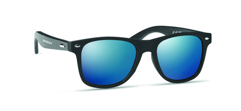 Sonnenbrille mit Bambus - Blau bedrucken, Art.-Nr. MO6492-04 Sonnenbrille mit Bambus - Blau bedrucken, Art.-Nr. MO6492-04