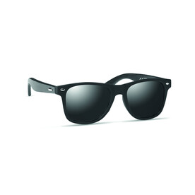 Sonnenbrille mit Bambus - Schwarz bedrucken, Art.-Nr. MO6492-03
