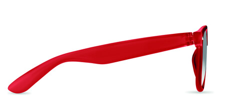 Sonnenbrille RPET - Transparent Rot bedrucken, Art.-Nr. MO6531-25 Sonnenbrille RPET - Transparent Rot bedrucken, Art.-Nr. MO6531-25