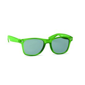 Sonnenbrille RPET - Transparent Grün bedrucken, Art.-Nr. MO6531-24