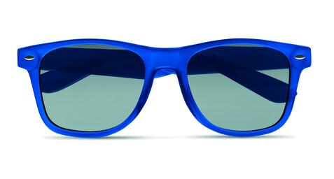 Sonnenbrille RPET - Transparent Blau bedrucken, Art.-Nr. MO6531-23