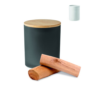 Kerze im Glas 120 g - Schwarz bedrucken, Art.-Nr. MO6612-03