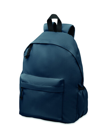 Rucksack 600D RPET-Polyester - Blau bedrucken, Art.-Nr. MO6703-04 Rucksack 600D RPET-Polyester - Blau bedrucken, Art.-Nr. MO6703-04
