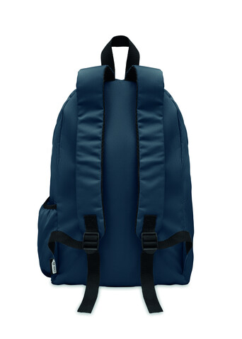 Rucksack 600D RPET-Polyester - Blau bedrucken, Art.-Nr. MO6703-04 Rucksack 600D RPET-Polyester - Blau bedrucken, Art.-Nr. MO6703-04