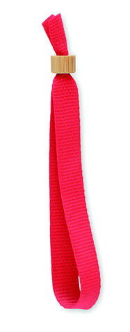Armband RPET-Polyester - Rot bedrucken, Art.-Nr. MO6706-05 Armband RPET-Polyester - Rot bedrucken, Art.-Nr. MO6706-05