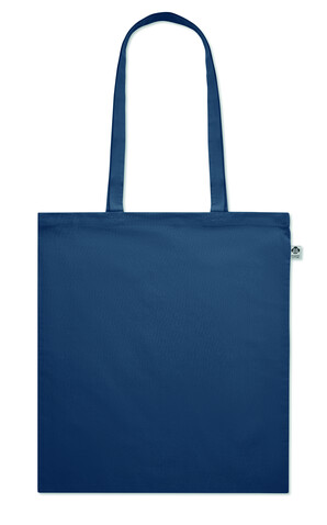 Einkaufstasche Organic Cotton - Blau bedrucken, Art.-Nr. MO6711-04